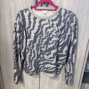 Ted Baker Monochrome Animal Print Sweater size L